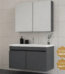 Rollin-Zirve 65 Cm Banyo Dolabı Takım (Antrasit)