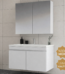 Rollin-Zirve 65 Cm + Lavabo Banyo Dolabı Takım (Beyaz)