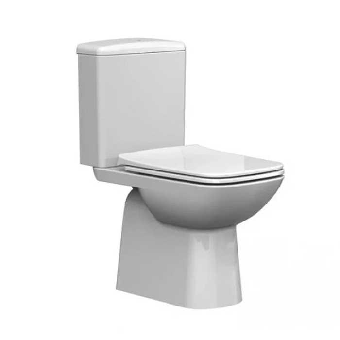 Turkuaz Duru Klozet (Alttan Çıkışlı) Kapak + İç Takım Dahil