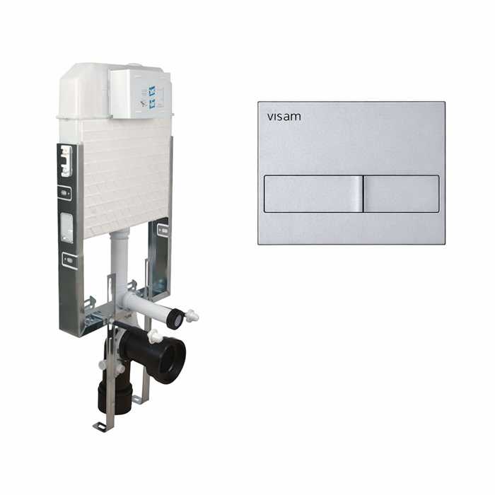 Gömme Rezervuar + Mat Buton (Klozet) İçin-(Visam)-Kpm